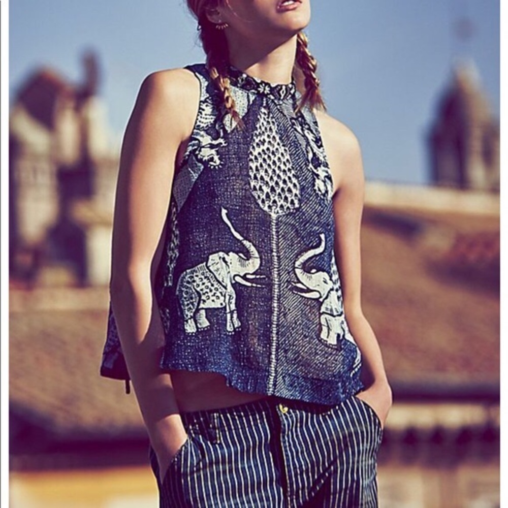 Free People Elephant sleeveless Top